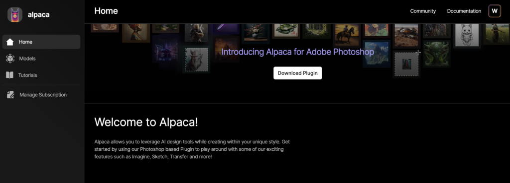 Alpaca ML панель управления